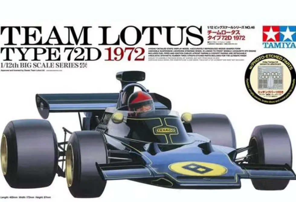 Tamiya 1/12 Lotus Type 72D 1972