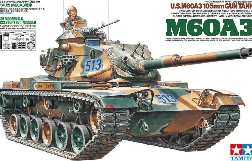 Tamiya 1/35 M60A3 105mm