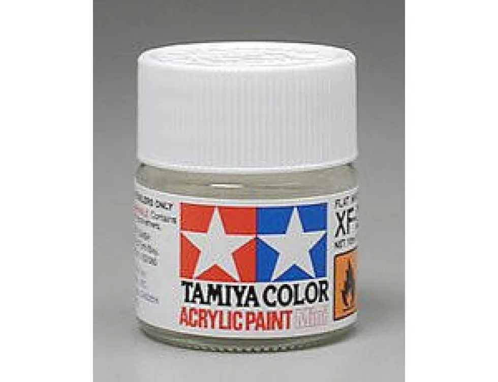 Tamiya Mini XF-02 Flat White 10ml Acrylic Paint