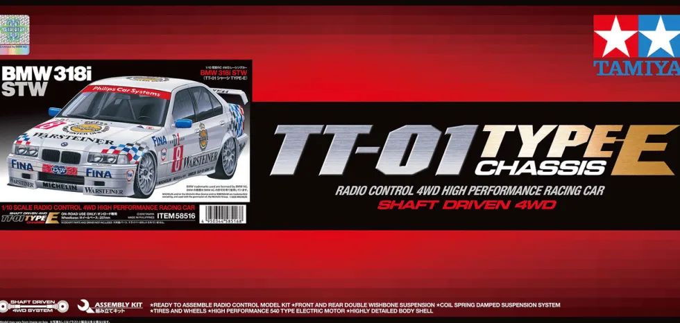Tamiya RC 1/10 BMW 318i STW (TT-01E) Kit