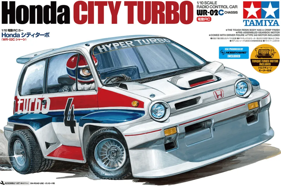Tamiya RC Comical Honda City Turbo (WR-02C) Kit