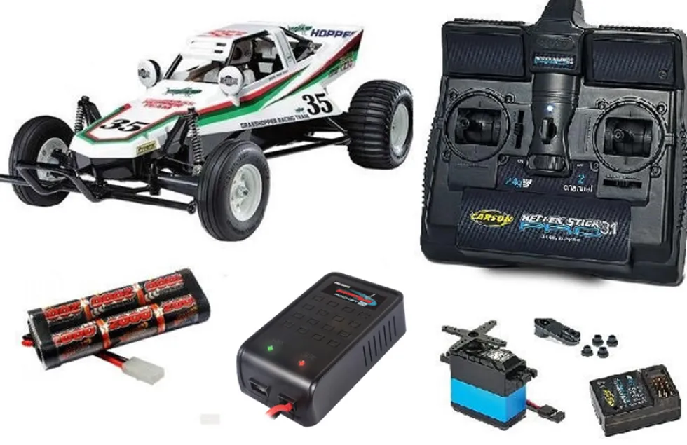 Tamiya RC Grasshopper Super Package Deal