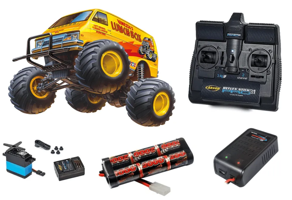 Tamiya RC 1/12 Lunch Box EVO Super Package Deal