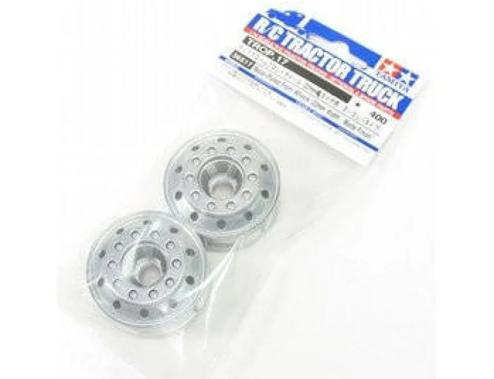Tamiya RC Metal Plated Front Wheels Tractor Truck 22mm