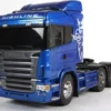 Tamiya 1/14 RC Scania R620 6X4 Highline Truck Blue Super Package Deal