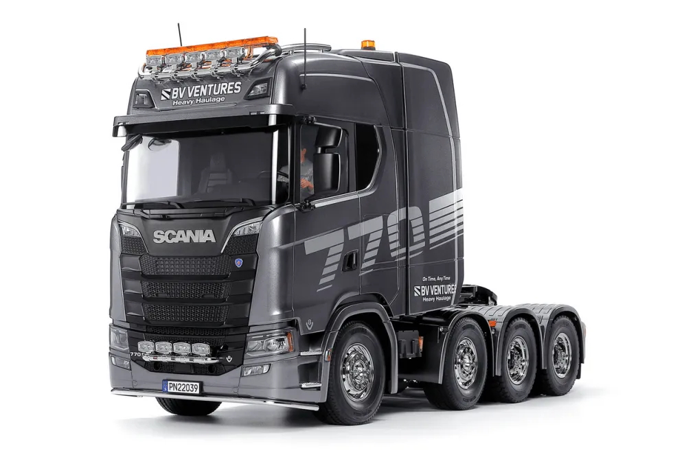 Tamiya RC 1/14 Scania 770S 8x4/4 Truck Model Kit - Pre-Painted