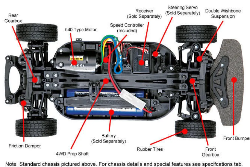 Tamiya RC 1/14 Team Hahn MAN TGS TT-01E Model Kit
