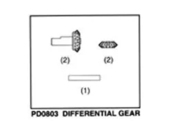 Thunder Tiger TS4N Differential Gear