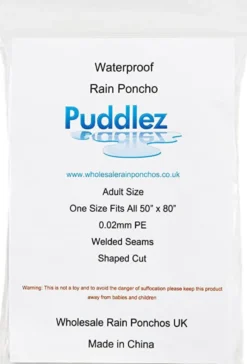 Toolzone Waterproof Rain Poncho