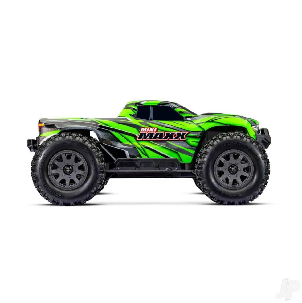 Traxxas RC 1/10 Mini Maxx BL-2S 4WD Green RTR Monster Truck