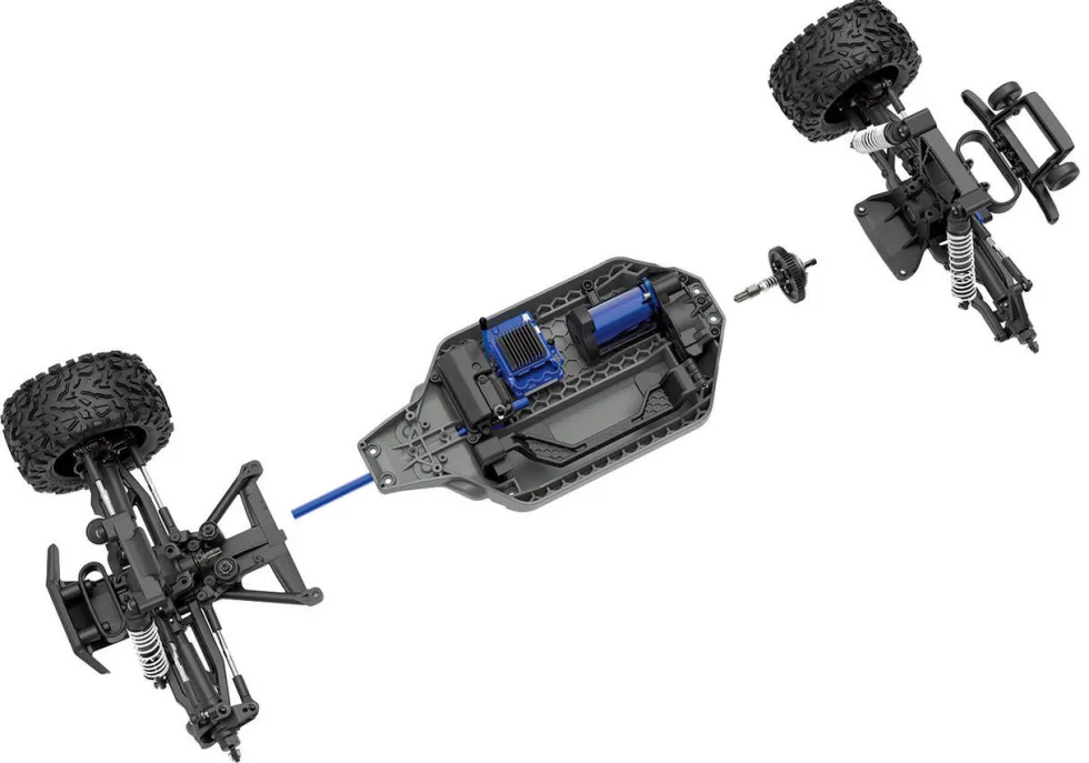 Traxxas 1/10 RC Rustler 4x4 VXL 2.4GHz Brushless