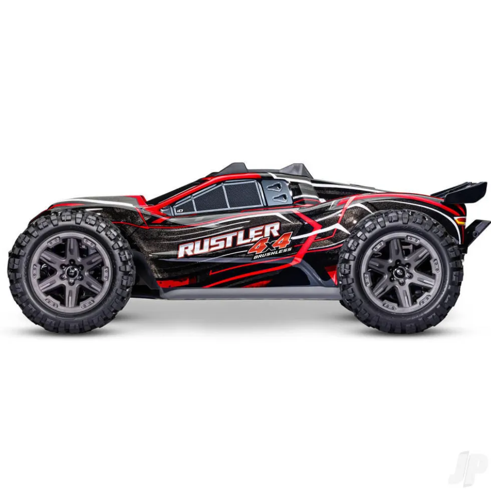 Traxxas 1/10 RC Rustler 4x4 4WD RTR Brushless Electric Stadium Truck