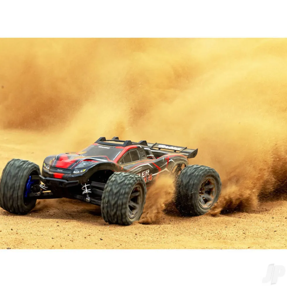Traxxas 1/10 RC Rustler 4x4 4WD RTR Brushless Electric Stadium Truck