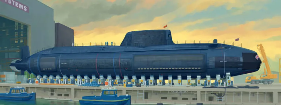Trumpeter 1/144 HMS Astute