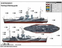 Trumpeter 1/350 HMS Roberts Monitor