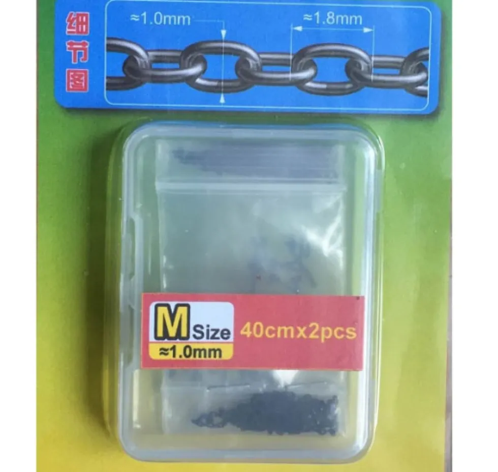 Trumpeter 40cm Universal Fine Chain Set - Medium 1mm x 1.8mm