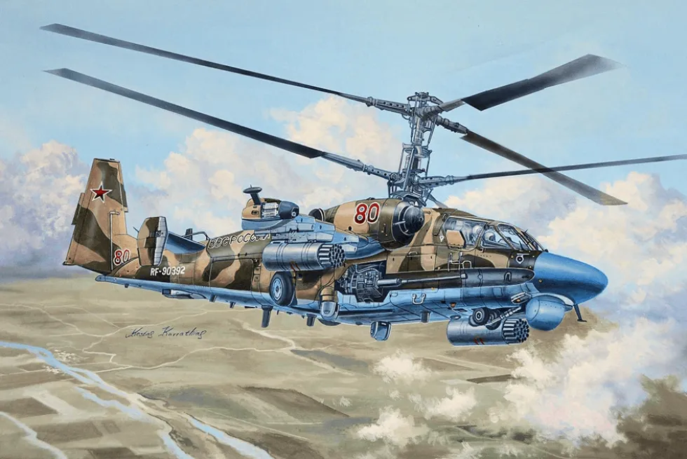 Trumpeter 1/35 Kamov Ka-52 Alligator Hokum-B
