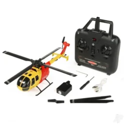 Twister BO-105 Scale 250 Flybarless Helicopter with 6-Axiz Stabilisation and altitude Hold (Yellow/Red)
