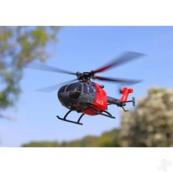 Twister BO-105 Scale 250 Flybarless Helicopter with 6-Axiz Stabilisation and altitude Hold (Grey/Red)