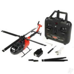 Twister BO-105 Scale 250 Flybarless Helicopter with 6-Axiz Stabilisation and altitude Hold (Grey/Red)