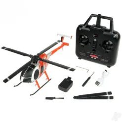 Twister MD 500 Scale 250 Flybarless Helicopter with 6 Axis Stabilisation and Altitude Hold (Military)