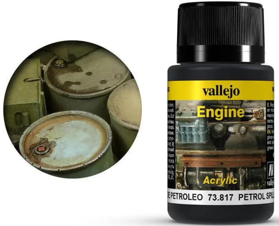 Vallejo Acrylic Weathering Effects 40ml Petrol Spills