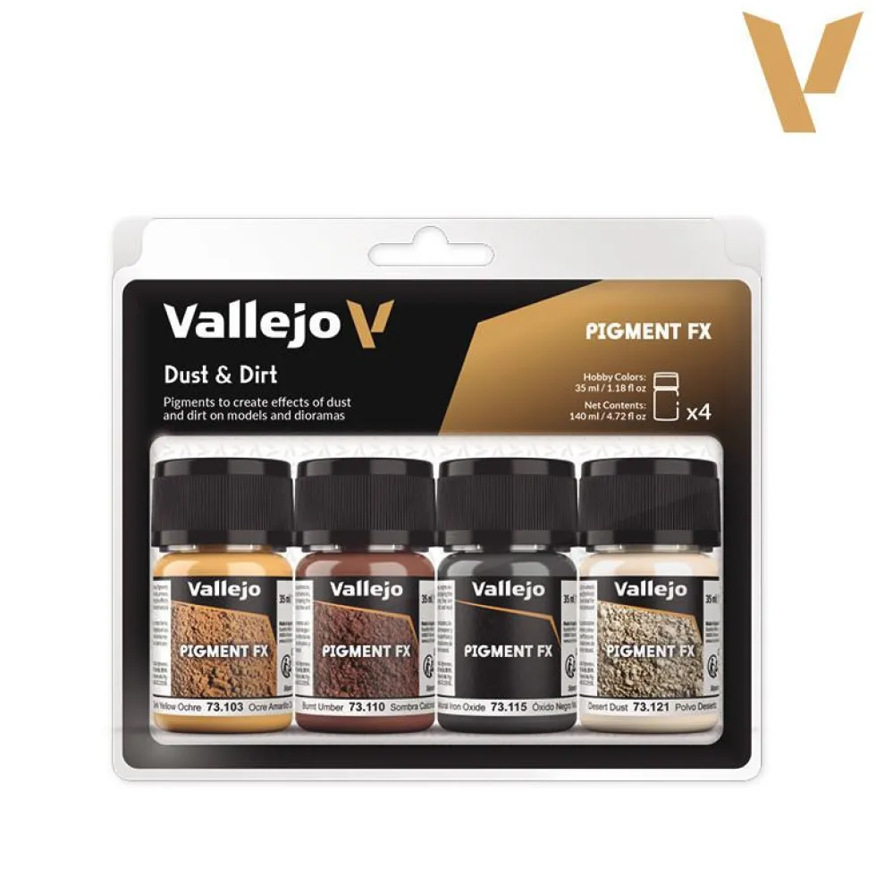 Vallejo Pigments Set - Dust & Dirt