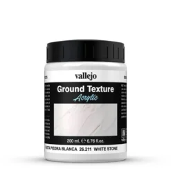 Vallejo Acrylic Stone Textures 200ml White Stone Paste