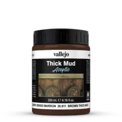 Vallejo Acrylic Weathering Effects 200ml Brown Thick Mud