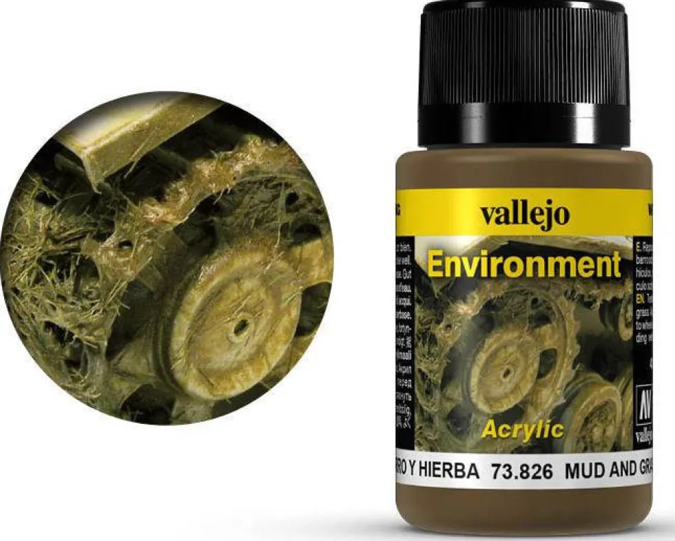 Vallejo Acrylic Weathering Effects 40ml Mud And Grass Effect
