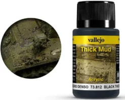 Vallejo Acrylic Weathering Effects 40ml Black Thick Mud