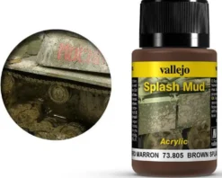 Vallejo Acrylic Weathering Effects 40ml Brown Splash Mud