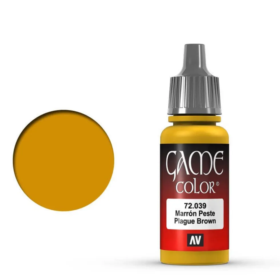 Vallejo 17ml Game Color 039 Plague Brown