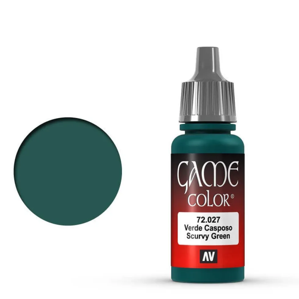 Vallejo 17ml Game Color 027 Scurvy Green