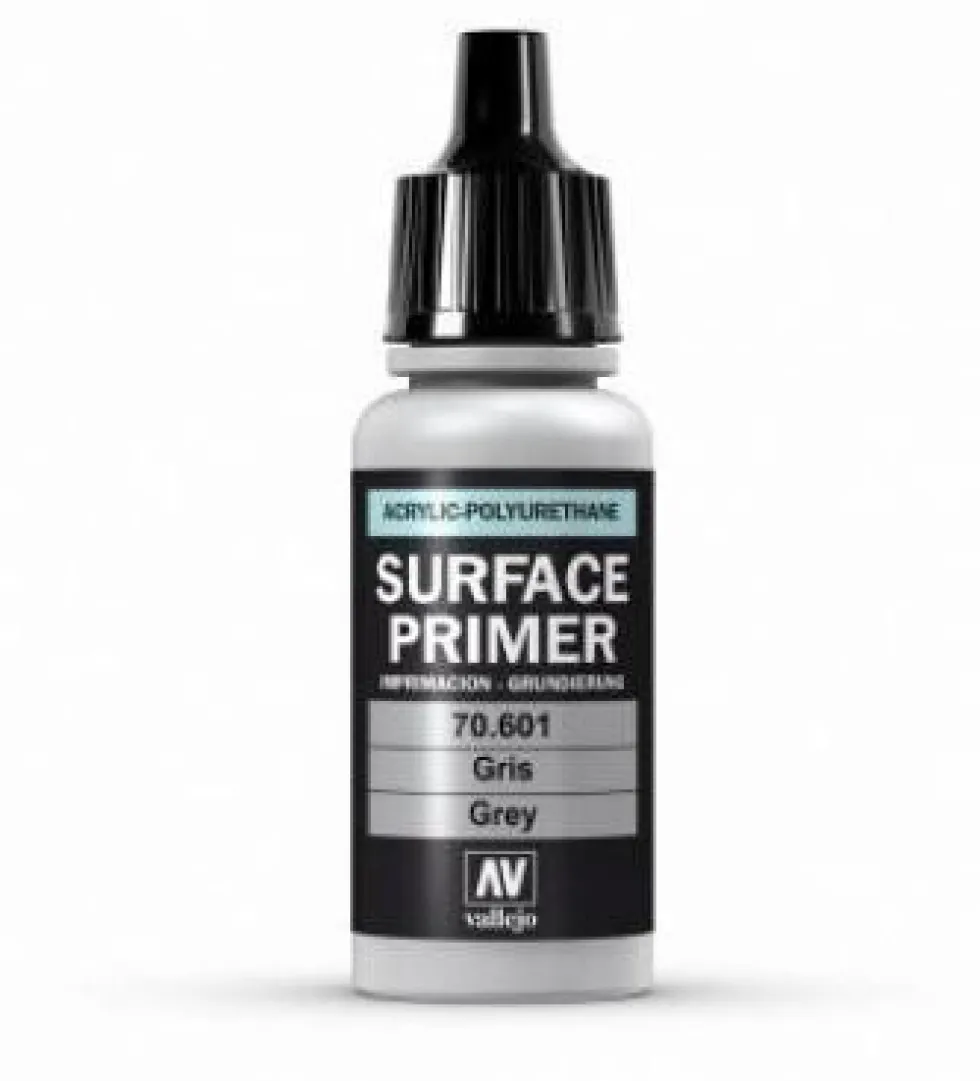 Vallejo Model Air 70601 17ml Grey Acrylic Polyurethane Primer