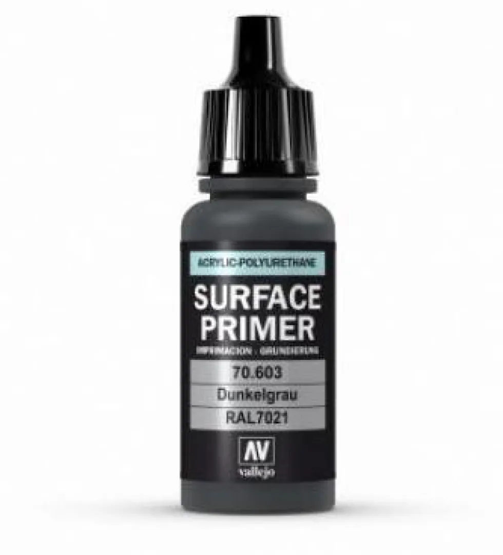 Vallejo Model Air 70603 17ml Panzer Grey (RAL 7021) Primer