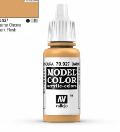 Vallejo Model Color 927 17ml Dark Flesh Matt Acrylic Paint
