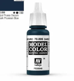 Vallejo Model Color 899 17ml Dark Prussian Blue Matt Acrylic