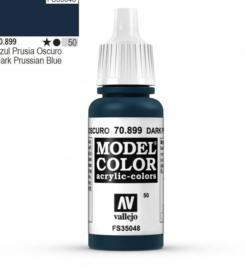 Vallejo Model Color 899 17ml Dark Prussian Blue Matt Acrylic