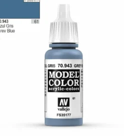 Vallejo Model Color 943 17ml Grey-Blue Matt Acrylic Paint