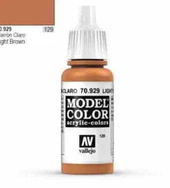 Vallejo Model Color 929 17ml Light Brown Matt Acrylic Paint
