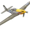 Volantex P-51D Mustang, Green, 4CH, 500MM, Brushless With Gyro, RTF RC Plane