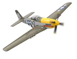 Volantex P-51D Mustang, Green, 4CH, 500MM, Brushless With Gyro, RTF RC Plane