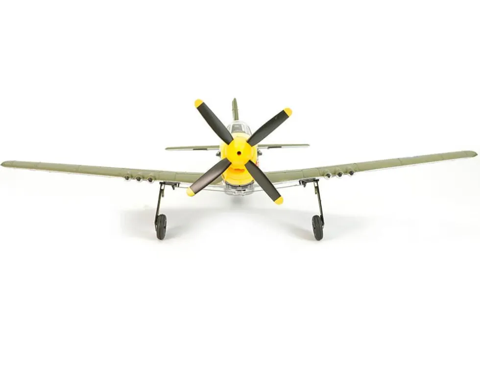 Volantex P-51D Mustang, Green, 4CH, 500MM, Brushless With Gyro, RTF RC Plane