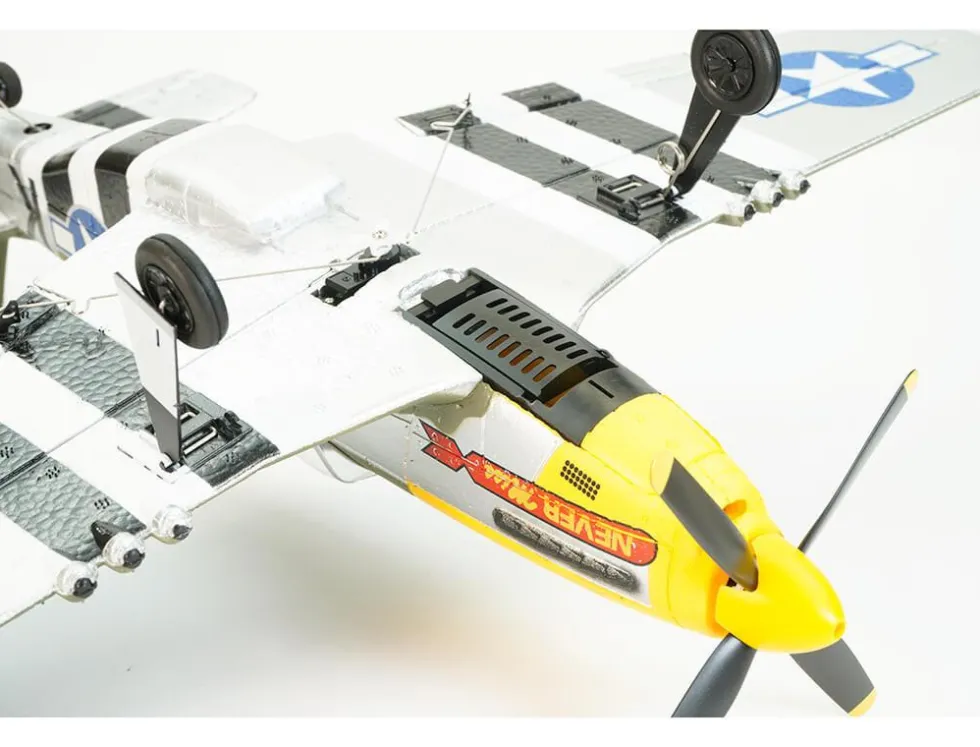 Volantex P-51D Mustang, Green, 4CH, 500MM, Brushless With Gyro, RTF RC Plane