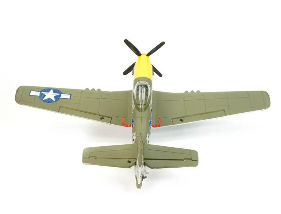Volantex P-51D Mustang, Green, 4CH, 500MM, Brushless With Gyro, RTF RC Plane