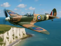 Volantex Spitfire MKII 4CH 500MM Brushless With Gyro RTF RC Plane