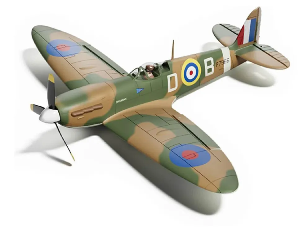Volantex Spitfire MKII 4CH 500MM Brushless With Gyro RTF RC Plane