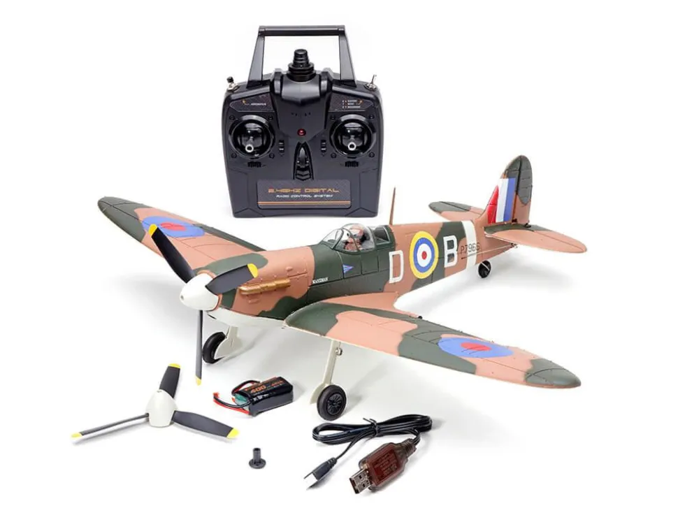 Volantex Spitfire MKII 4CH 500MM Brushless With Gyro RTF RC Plane