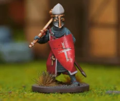 Wargames Atlantic 28mm Age of Chivalry - The Barons' War - Foot Knights 1150-1320 Command Group